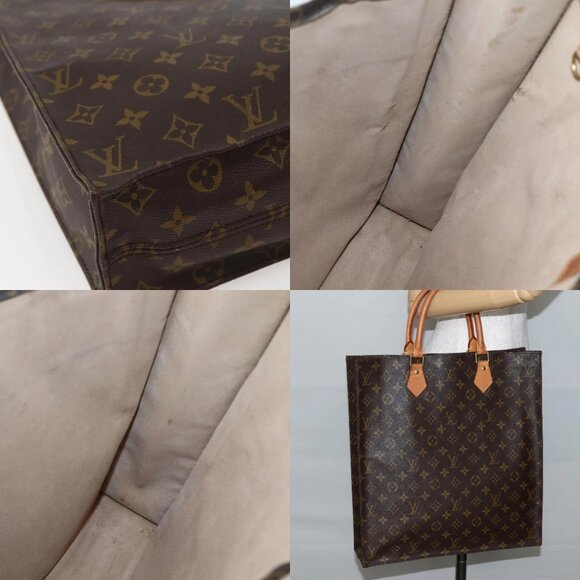 LOUIS VUITTON Monogram Sac Plat Hand Bag M51140 LV Auth 144010 - Picture 16 of 16